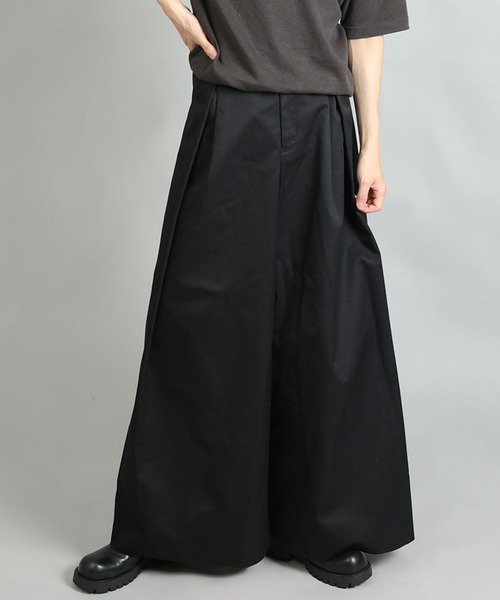 フロントタックワイドパンツ（その他パンツ）｜aimoha（アイモハ）の