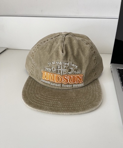 almo(アルモ)の「【LAMPOON】ピグメントダイキャップ(キャップ・レディース・ブルー/カーキ/オレンジ/ピンク・FREE)」の2枚目の写真