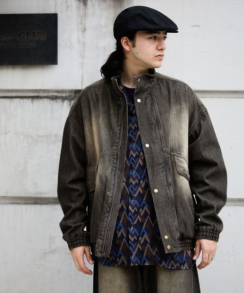 niko and...(ニコアンド)の「総柄オープンカラーシャツ(シャツ/ブラウス・メンズ・ネイビー/ブラウン・MEDIUM/LARGE)」の20枚目の写真