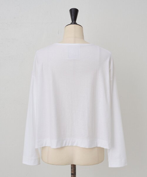 BEARDSLEY（ビアズリー）の「スラブショートカーディガン（カーディガン/ボレロ・レディース・グレー/ホワイト・FREE）」の21枚目の写真