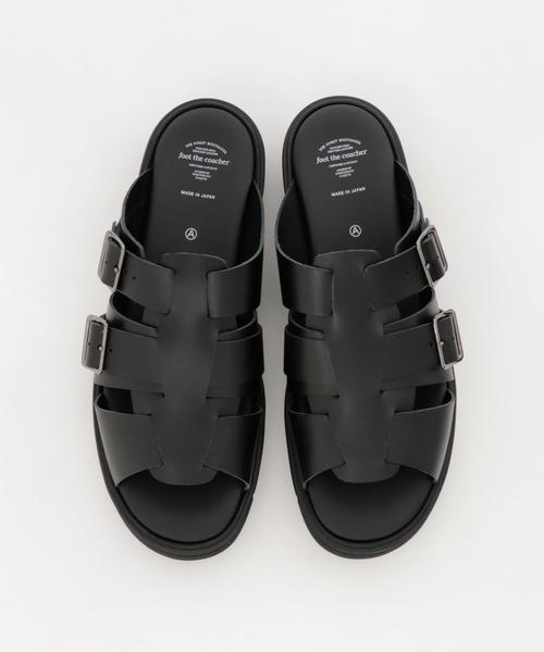 foot the coacher（フットザコーチャー）の「foot the coacher　GURKHA SANDALS（サンダル・メンズ・ブラック・8/10/9）」の3枚目の写真