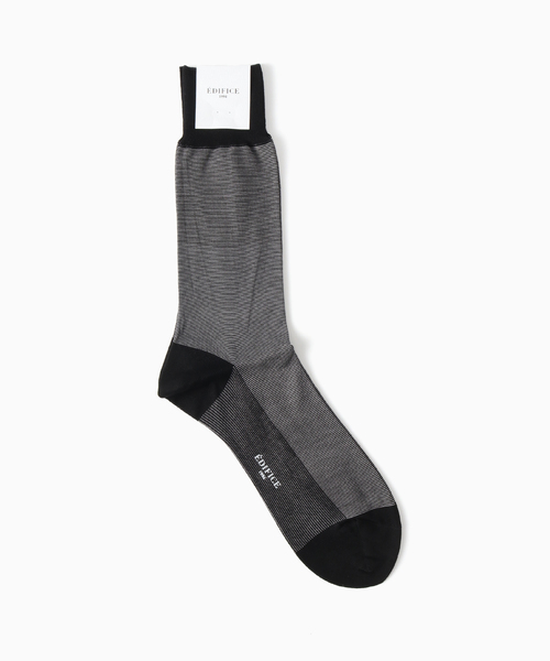 EDIFICE（エディフィス）の「マイクロボーダー（ソックス/靴下・メンズ・グリーン/ネイビー/ブラック/ブラウン系その他・FREE）」の3枚目の写真