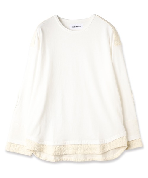 DISCOVERED（ディスカバード）の「ARAN xCUTSEWN（Tシャツ/カットソー・メンズ・ブラック/ホワイト・2）」の2枚目の写真