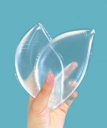 DiamondHearts（ダイヤモンドハーツ）の「【水着に使える】らくらく盛れるリーフ型クリアタイプシリコンパッド　水着やブラジャーに入れるだけ（水着）」