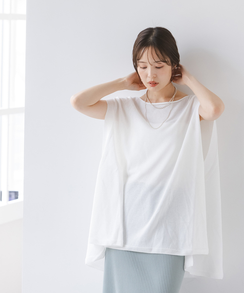 ノーブル　RY/PL テントラインプルオーバー ノーブル NOBLE 【洗える】RY/PL テントラインプルオーバー