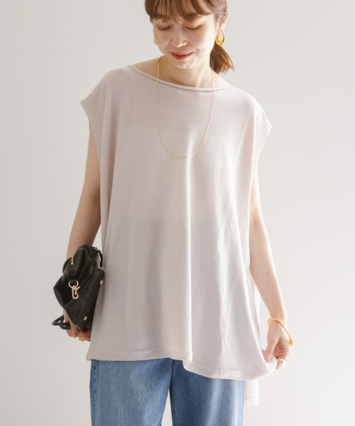 NOBLE【洗える】RY/PL テントラインプルオーバー 洗える】RY/PL テントラインプルオーバー | ノーブル(Noble