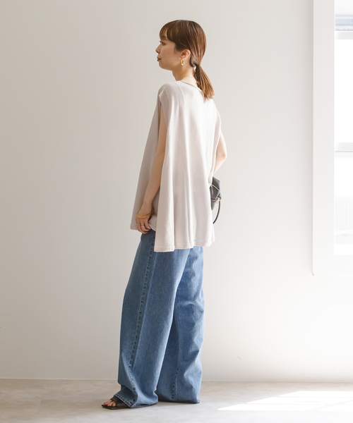 NOBLE【洗える】RY/PL テントラインプルオーバー Noble（ノーブル）の「【洗える】RY/PL テントラインプルオーバー