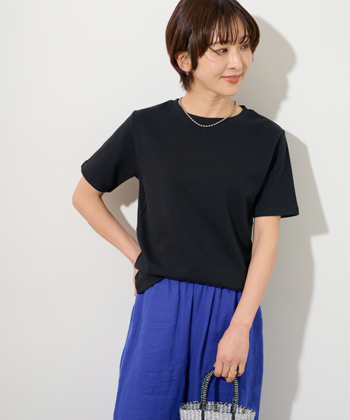 JOURNAL STANDARD relume(ジャーナルスタンダード レリューム)の「《WEB限定追加》TCダンボールショートスリーブTEE(Tシャツ/カットソー・レディース・ホワイト/バーガンディー/ブラック・FREE)」の11枚目の写真