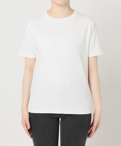 JOURNAL STANDARD relume(ジャーナルスタンダード レリューム)の「《WEB限定追加》TCダンボールショートスリーブTEE(Tシャツ/カットソー・レディース・ホワイト/バーガンディー/ブラック・FREE)」の5枚目の写真