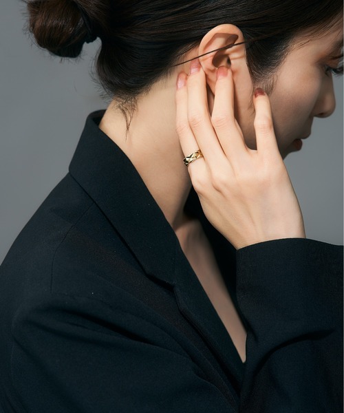 Jewel closet by L&Co.(ジュエルクローゼットバイエルアンドコー)の「K18 リング(リング・レディース・イエローゴールド・11号/13号/15号)」の3枚目の写真