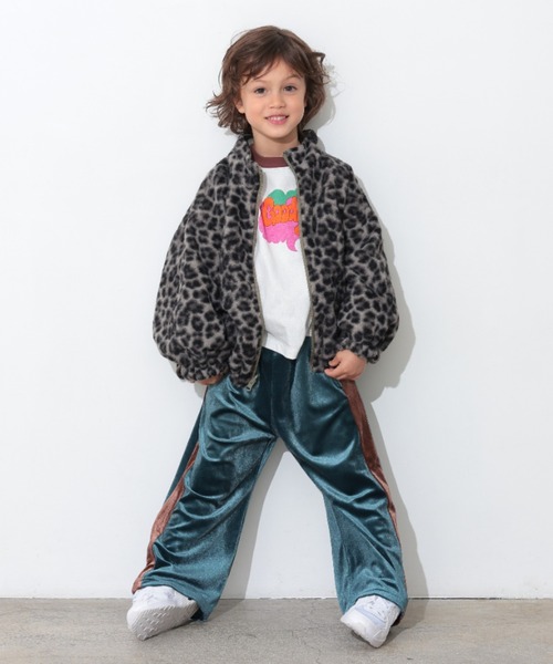 Ocean&Ground（オーシャン&グラウンド）の「ﾘﾊﾞｰｼﾌﾞﾙｽﾎﾟｰﾂBIGｼﾞｬｹｯﾄ（ブルゾン・キッズ・ブラック/オリーブ・90/100/110/120/130/140）」の22枚目の写真