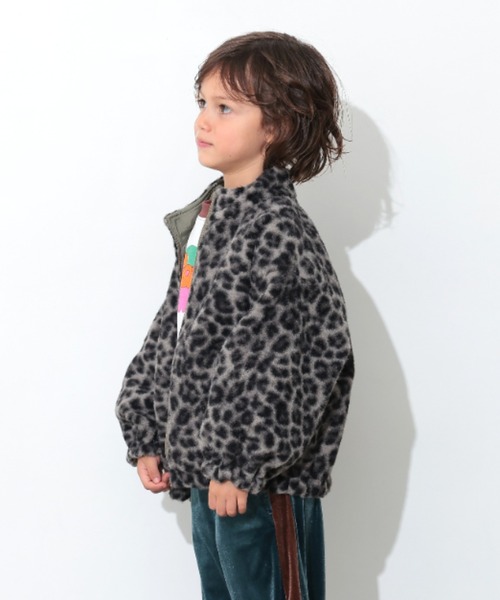 Ocean&Ground（オーシャン&グラウンド）の「ﾘﾊﾞｰｼﾌﾞﾙｽﾎﾟｰﾂBIGｼﾞｬｹｯﾄ（ブルゾン・キッズ・ブラック/オリーブ・90/100/110/120/130/140）」の4枚目の写真