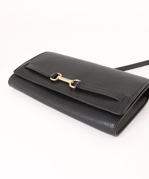MICHAEL KORS（マイケルコース）の「CARSON LG WALLET ON A CHAIN クロスボディ（ショルダーバッグ・レディース・ブラック・FREE）」の3枚目の写真