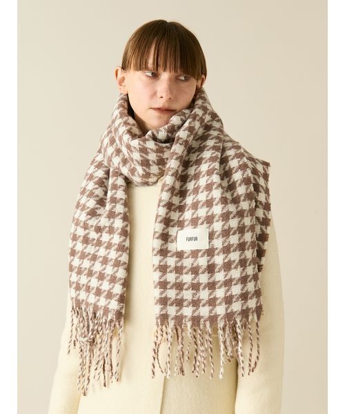【新品未使用】TORY BURCH　大判スクエアストール・ショール Tory Burch(トリーバーチ) マフラー・ストール(レディース