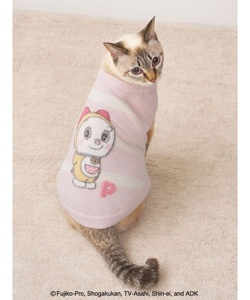 ドラえもん】【CAT&DOG】ジャガードプルオーバー（ペットウェア