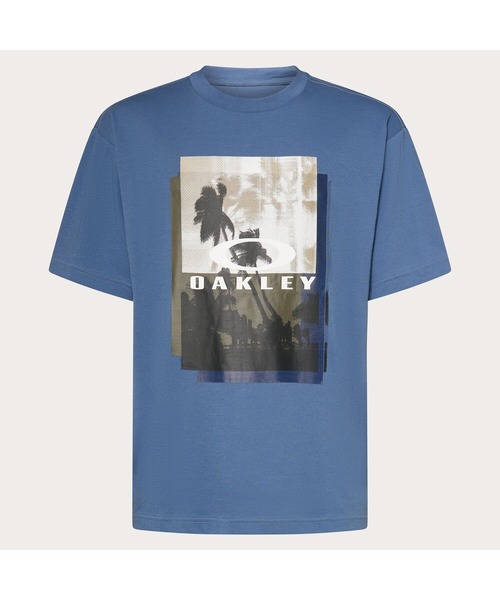 OAKLEY(オークリー)の「オークリー ENHANCE QDC SS TEE SUNSET 4.0 Tシャツ/吸汗速乾/テクニカルTシャツ/UPF+/ OAKLEY(Tシャツ/カットソー・メンズ・ホワイト/アクア/ブラック/ブルー・M/L/S/XL/XS)」の6枚目の写真