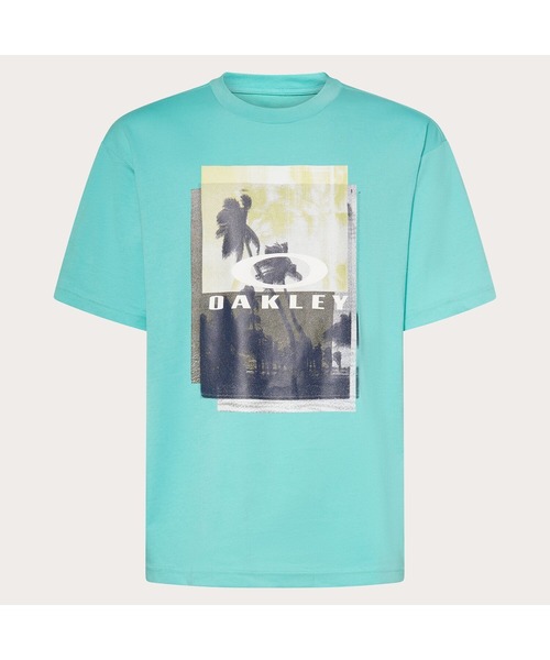OAKLEY(オークリー)の「オークリー ENHANCE QDC SS TEE SUNSET 4.0 Tシャツ/吸汗速乾/テクニカルTシャツ/UPF+/ OAKLEY(Tシャツ/カットソー・メンズ・ホワイト/アクア/ブラック/ブルー・M/L/S/XL/XS)」の5枚目の写真