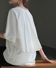バックフレア冷感Tシャツ