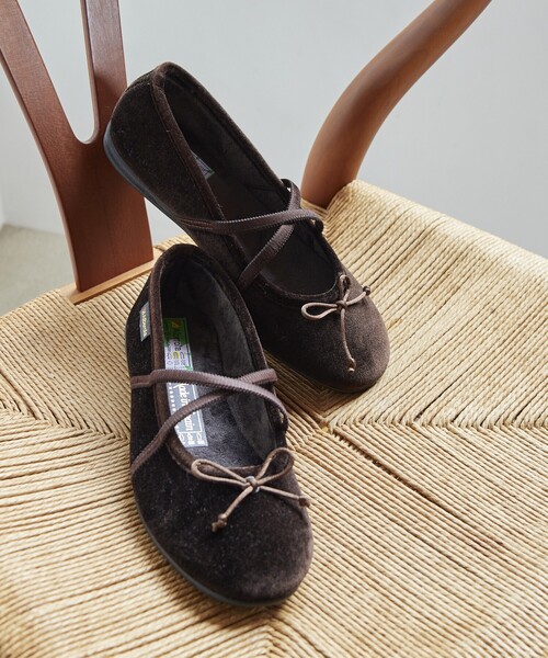 Alberola × FREAK'S STORE/アルベローラ 別注 リボン付きフラット