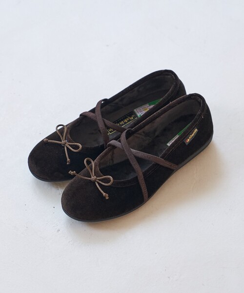 FREAK'S STORE（フリークスストア）の「Alberola × FREAK'S STORE/アルベローラ 別注 リボン付きフラットシューズ/バレエシューズ（バレエシューズ・レディース・ブラック/ブラウン・38/37/36）」の11枚目の写真