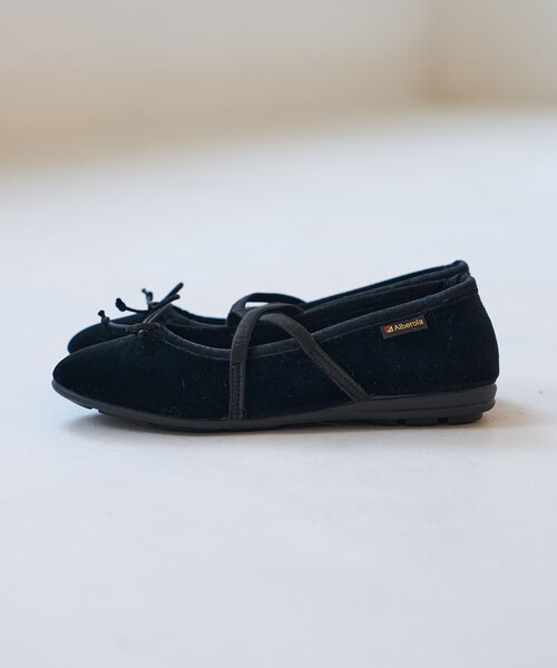 FREAK'S STORE（フリークスストア）の「Alberola × FREAK'S STORE/アルベローラ 別注 リボン付きフラットシューズ/バレエシューズ（バレエシューズ・レディース・ブラック/ブラウン・38/37/36）」の6枚目の写真