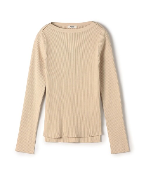 2025マカフィー　コットンリブ ボートネックプルオーバー コットンリブ ボートネックプルオーバー（ニット/セーター）｜MACPHEE