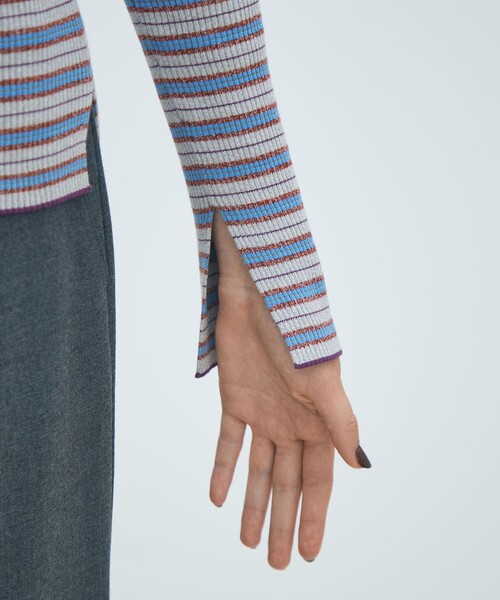 コットンリブ ボートネックプルオーバー（ニット/セーター）｜MACPHEE