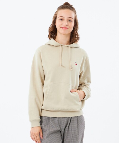 MACKINTOSH PHILOSOPHY（ﾏｯｷﾝﾄｯｼｭ ﾌｨﾛｿﾌｨｰ）の「【WEB&一部店舗限定】バッキンガムベア ワッペンフーディー（パーカー・レディース・イエロー/ホワイト/ダークネイビー/ベージュ系その他4/グレー系その他・38）」の4枚目の写真