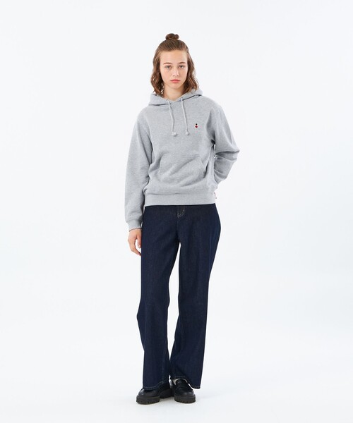 MACKINTOSH PHILOSOPHY（ﾏｯｷﾝﾄｯｼｭ ﾌｨﾛｿﾌｨｰ）の「【WEB&一部店舗限定】バッキンガムベア ワッペンフーディー（パーカー・レディース・イエロー/ホワイト/ダークネイビー/ベージュ系その他4/グレー系その他・38）」の7枚目の写真