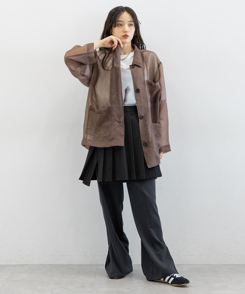 RAGEBLUE（レイジブルー）の「ストライプ/レイヤードプリーツミニスカート（スカート・レディース・ブラック・FREE）」の14枚目の写真