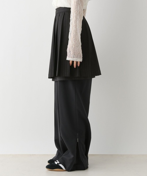 RAGEBLUE（レイジブルー）の「ストライプ/レイヤードプリーツミニスカート（スカート・レディース・ブラック・FREE）」の7枚目の写真