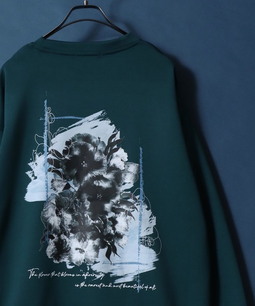 クリストファーケイン花モチーフプリントスウェット　トレーナー　ビンテージ クリストファーケイン花モチーフプリントスウェット トレーナー