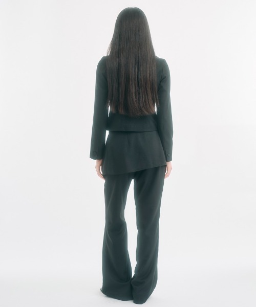 FEKETE（フェケテ）の「flared slacks / フレアスラックス（スラックス・レディース・グレー/ブラック・SMALL/MEDIUM/LARGE）」の14枚目の写真