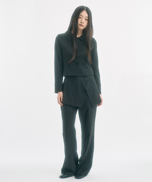 FEKETE（フェケテ）の「flared slacks / フレアスラックス（スラックス・レディース・グレー/ブラック・SMALL/MEDIUM/LARGE）」の15枚目の写真