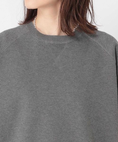 studio CLIP（スタディオクリップ）の「12ゲージスウェットライク半袖プルオーバー（スウェット・レディース・チャコール/ラベンダー/グレー/オフホワイト・FREE）」の11枚目の写真