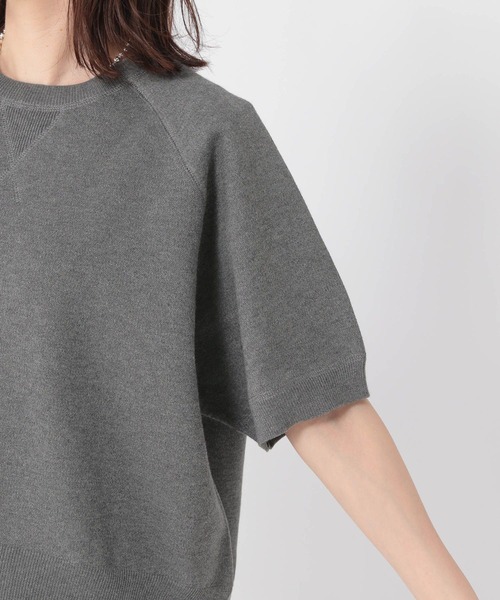 studio CLIP（スタディオクリップ）の「12ゲージスウェットライク半袖プルオーバー（スウェット・レディース・チャコール/ラベンダー/グレー/オフホワイト・FREE）」の12枚目の写真