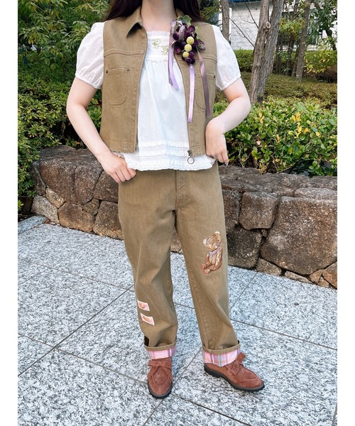 ロゴ刺繍ブラウス（シャツ/ブラウス）｜PINK HOUSE（ピンクハウス）の