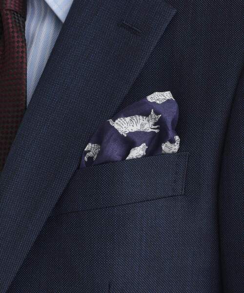 TAKEO KIKUCHI(タケオキクチ)の「【BOXセット】ベーシックネクタイ&リバティハンカチ 特製ギフトセット(ネクタイ・メンズ・グリーン/ボルドー/ピンク系/ネイビー・00)」の22枚目の写真