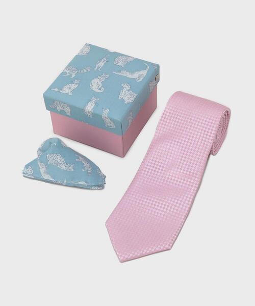 セール】【BOXセット】ベーシックネクタイ＆リバティハンカチ 特製