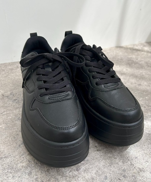 INGNI（イング）の「厚底スニーカー（スニーカー・レディース・ブラック/ブラウン/オフホワイト・M/L）」の10枚目の写真