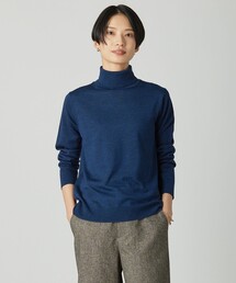 PURE WOOL タートルネック ニット
