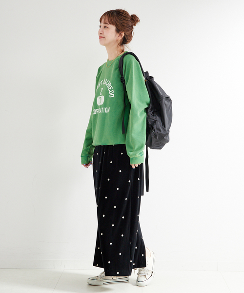 B.C STOCK（ベーセーストック）の「athletic wear MASON / アスレティックウェア メイソン 別注 ロゴスウェット（スウェット・レディース・ブルー/ホワイト/グリーン/レッド/ネイビー・FREE）」の13枚目の写真