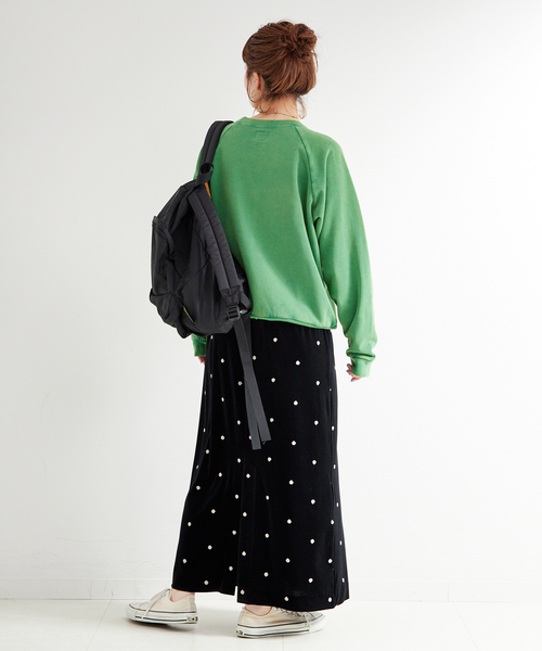 B.C STOCK（ベーセーストック）の「athletic wear MASON / アスレティックウェア メイソン 別注 ロゴスウェット（スウェット・レディース・ブルー/ホワイト/グリーン/レッド/ネイビー・FREE）」の14枚目の写真