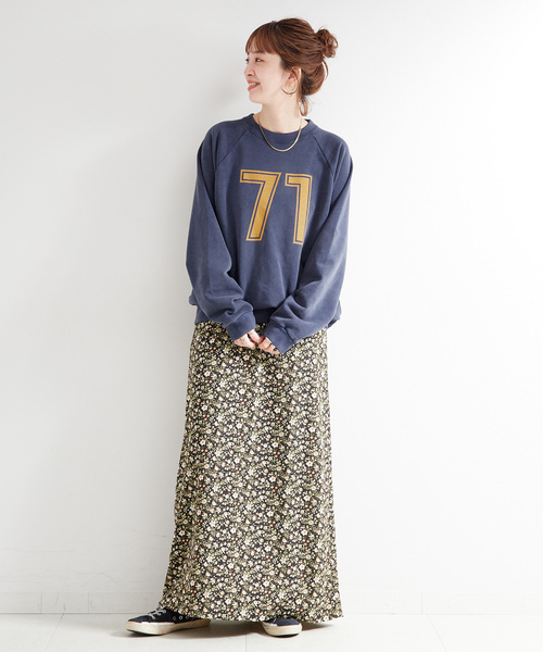 B.C STOCK（ベーセーストック）の「athletic wear MASON / アスレティックウェア メイソン 別注 ロゴスウェット（スウェット・レディース・ブルー/ホワイト/グリーン/レッド/ネイビー・FREE）」の19枚目の写真