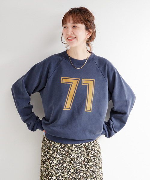 B.C STOCK（ベーセーストック）の「athletic wear MASON / アスレティックウェア メイソン 別注 ロゴスウェット（スウェット・レディース・ブルー/ホワイト/グリーン/レッド/ネイビー・FREE）」の22枚目の写真