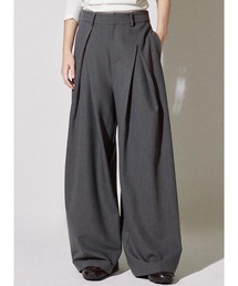 レースウエスト ダブルタック ワイドスラックス FQ25K012【Fano Studios】【2025AW】