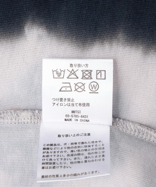 DANKE SCHON(ダンケシェーン)の「DankeSchon/ダンケシェーン/TIEDYE L/S TEE RACING(Tシャツ/カットソー・レディース・ブラック・L/M)」の14枚目の写真