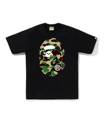 A BATHING APE(AxCVOGCv)ABC CAMO BIG APE HEAD TEE(TVc/Jbg\[)