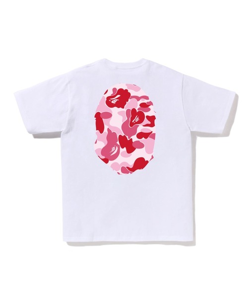 A BATHING APE(アベイシングエイプ)の「ABC CAMO BIG APE HEAD TEE(Tシャツ/カットソー・メンズ・ホワイト×ピンク/ブラック×ブルー/ブラック×ピンク/ホワイト×ブルー/ブラック×グリーン/ホワイト×グリーン・XXX-LARGE/MEDIUM/XX-LARGE/X-LARGE/LARGE/SMALL)」の9枚目の写真