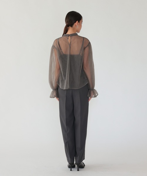 haremode（ハレモード）の「シアートップスオールインワンドレス（ドレス・レディース・チャコール/ブラック/ベージュ・S/M）」の21枚目の写真